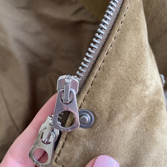 SOLD - Max & Co - Suede/Leather Jacket sz 8 - Picture 5 of 7